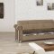 Metro Life Sofa Bed in Dark Beige Fabric by Casamode