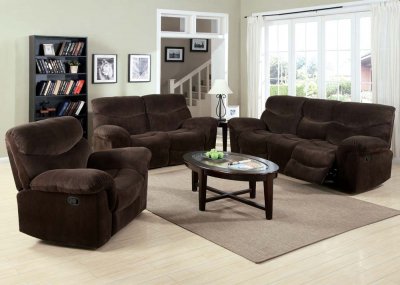 50480 Loakim Motion Sofa in Chocolate Fabric by Acme w/Options