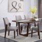 Benoit Dining Room Set 5Pc 72295 in Brown by Acme w/Options