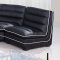 U4150 Sectional Sofa Black Bonded Leather - Global Furniture USA