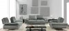 GIA Sofa in Grey Leather by At Home USA w/Options