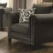 Emerson Sofa 504911 in Charcoal Fabric by Coaster w/Options