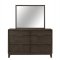 Willow Bedroom Gray Oak & Chocolate Glitter by Global w/Options