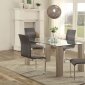 Zeba 5263 Dining Set 5Pc by Homelegance w/Glass Top