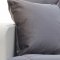 Venedik Sofa Bed in Gray Fabric by Casamode w/Options