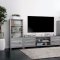 McCredmond TV Console CM5458-TV in Brushed Silver w/Options