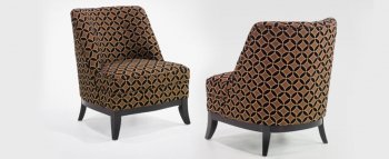 Circle Design Velvet Fabric Jester Modern Club Chair [ARCC-861-Jester-Circle]