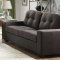 Platinum III 52930 Sofa & Loveseat in Charcoal Fabric by Acme