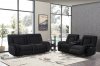 U8900 Power Motion Sofa in Black Velvet by Global w/Options