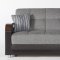 Luna Fulya Gray Sofa Bed by Bellona w/Options