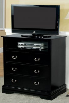 CM7815BK Laurelle TV Stand in Black