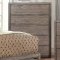 Ariella Bedroom w/Drawer Footboard CM7862DR in Gray w/Options