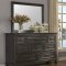 Cadiz Bedroom Set 5Pc 821 in Vintage Ash by NCFurniture