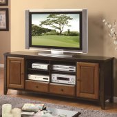 700732 TV Stand in Cherry & Espresso by Coaster