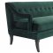 Concur Sofa in Green Velvet Fabric by Modway