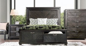 Argyros Platform Bedroom CM7315 in Espresso w/Options [FABS-CM7315-Argyros]