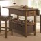 105567 Salerno Counter Height Dining Table by Coaster w/Options