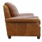 Ashton Sofa & Loveseat Set in Safari Tan Full Leather