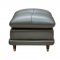 9180 Sectional Sofa in Gray-Green Leather by ESF