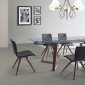 Delta Dining Table in Walnut by Whiteline Imports w/Options