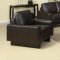 504481 Ava Sofa in Brown Bonded Leather by Coaster w/Options