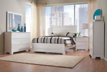 Karolina 203461 Bedroom in White by Coaster w/Options [CRBS-203461 Karolina]