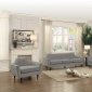 Ajani Sofa 8379GY in Grey Fabric by Homelegance w/Options