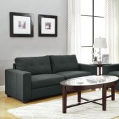 Ashmont Sofa 9639 in Dark Grey by Homelegance w/Options