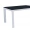 39 Dining Table by ESF w/Glass Top & Optional 365 Black Chairs