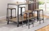 102998 Kitchen Island w/4 Bar Stools 5Pc Set by Coaster