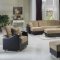 Luna Fulya L. Brown Double Chaise Corner Sectional Sofa -Bellona