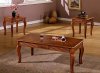 CM4400 Maywood Coffee Table & 2 End Tables 3Pc Set in Oak