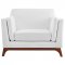 Chance Sofa in White Fabric by Modway w/Options