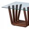 1330 Coffee Table in Walnut by ESF w/Glass Top & Options