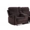 Aulada Motion Sofa 56905 in Chocolate Fabric by Acme w/Options