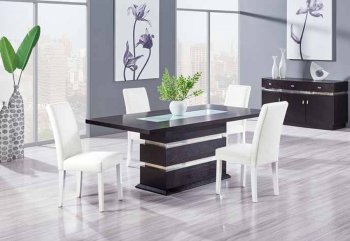 DG072DT Dining Table in Wenge by Global w/ Optional Chairs [GFDS-DG072DT-DG020DC-BR]