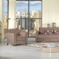 Nesta Sofa Bed Convertible in Brown Fabric by Casamode w/Options