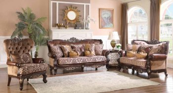 Phoenix Sofa & Loveseat Set in Fabric w/Options [ADS-Phoenix]