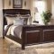 Ridgley Bedroom B520 w/Sleigh Bed in Dark Brown by Ashley