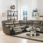 Brax Recliner Sectional Sofa 53510 in Taupe by Acme w/Options