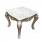 Emily Coffee Table in Champagne w/Optional End Table