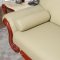 Bella Chaise 632 in Khaki Bonded Leather by Meridian