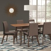 Redbridge Dining Room Set 5Pc 106591 Walnut by Coaster w/Options