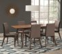 Redbridge Dining Room Set 5Pc 106591 Walnut by Coaster w/Options