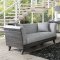 Cailin Sofa CM6085 in Gray Linen-Like Fabric w/Options