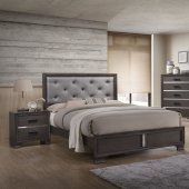 7300 Bedroom Set 5Pc in Grey by Lifestyle w/Options