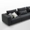 Bergen Sectional Sofa in Dark Fabric by VIG