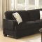 503781 Yasmine Sofa in Black Fabric by Coaster w/Options