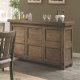 Willowbrook 106986 Bar Unit in Rustic Ash by Coaster