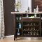 Bismark Bar Table CM-BT8341 in Espresso & Genuine Marble